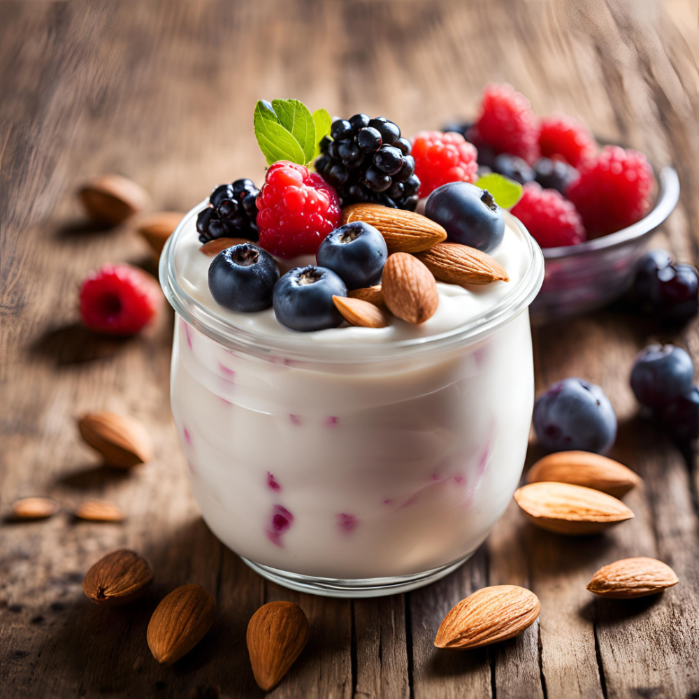 Parfait di yogurt con frutti di bosco